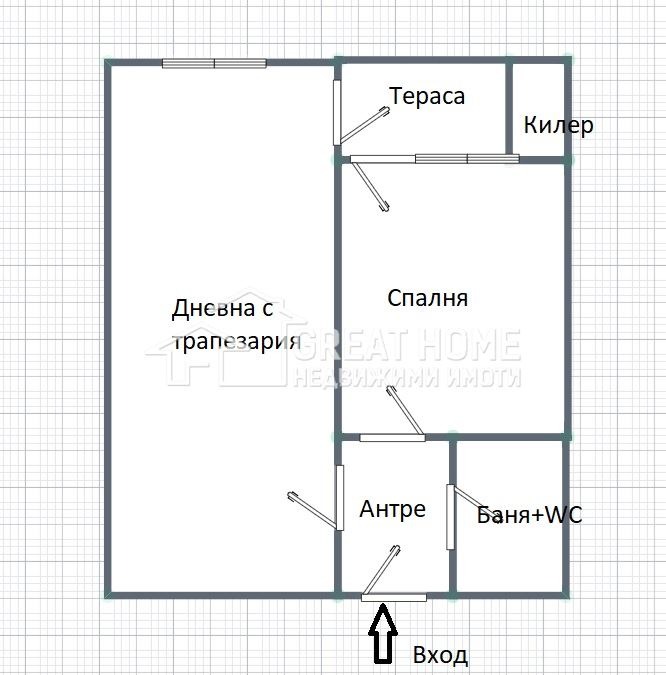 Продава 2-СТАЕН, гр. Търговище, Запад 3, снимка 2 - Апартаменти - 54405612
