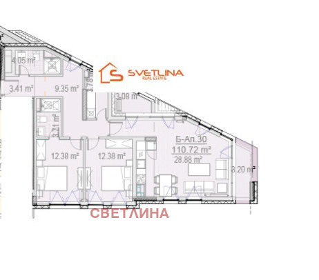 Продава 3-СТАЕН, гр. София, Полигона, снимка 15 - Aпартаменти - 47448411