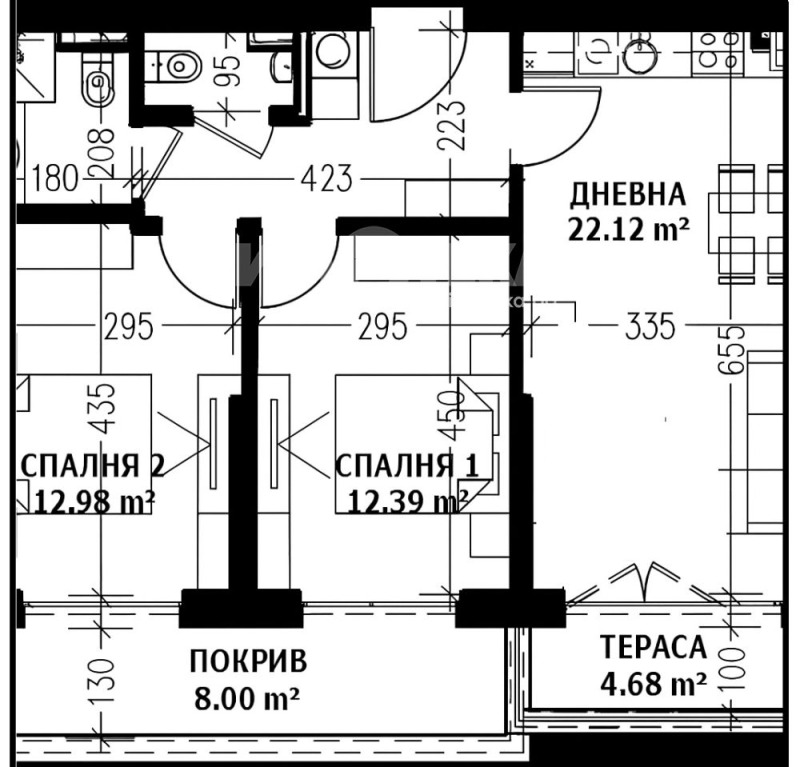 Продава 3-СТАЕН, гр. София, Витоша