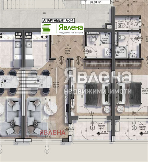 Продава 2-СТАЕН, гр. София, Бояна, снимка 2 - Апартаменти - 53624329