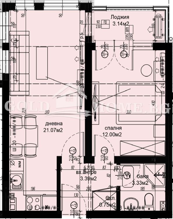 Продава 2-СТАЕН, гр. Пловдив, Христо Смирненски, снимка 2 - Апартаменти - 56068474