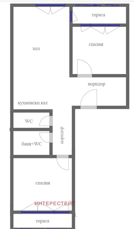 Til salgs  2 soverom Burgas , Tsentar , 102 kvm | 44949343 - bilde [13]