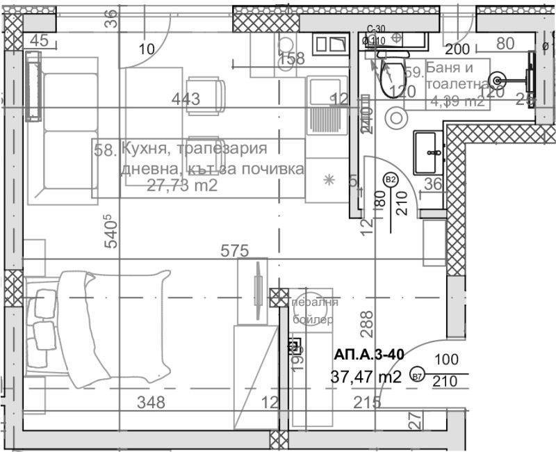 Til salgs  Studio Varna , k.k. Slansjev den , 52 kvm | 99724170 - bilde [2]