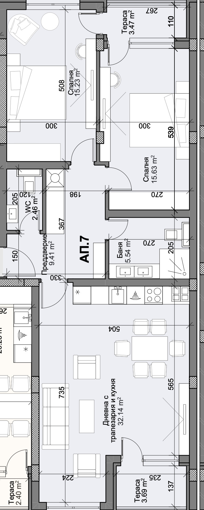 En venta  2 dormitorios Plovdiv , Karshiyaka , 127 metros cuadrados | 94552685 - imagen [4]