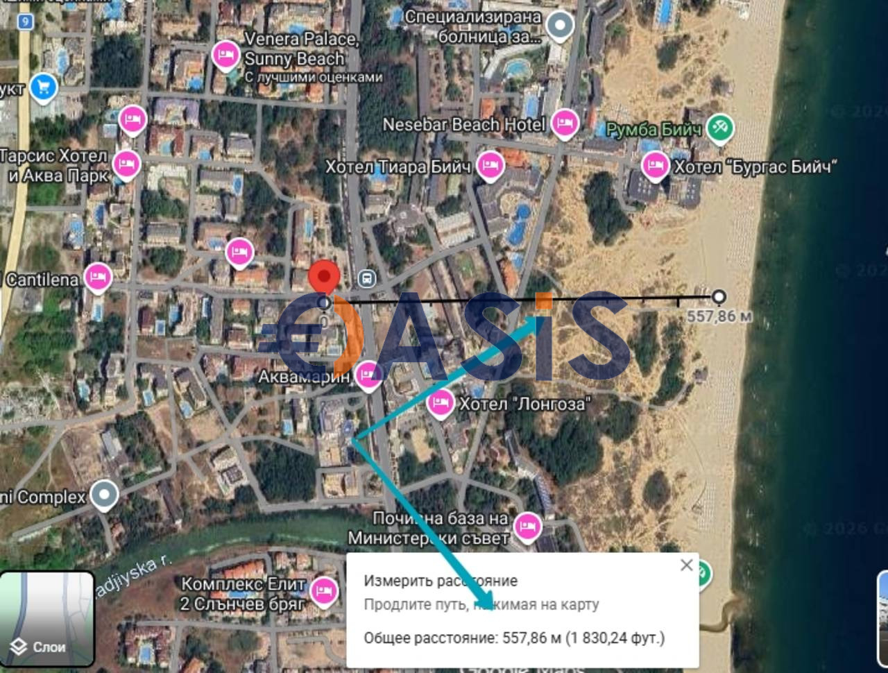 Продава 1-СТАЕН, к.к. Слънчев бряг, област Бургас, снимка 12 - Апартаменти - 53913394