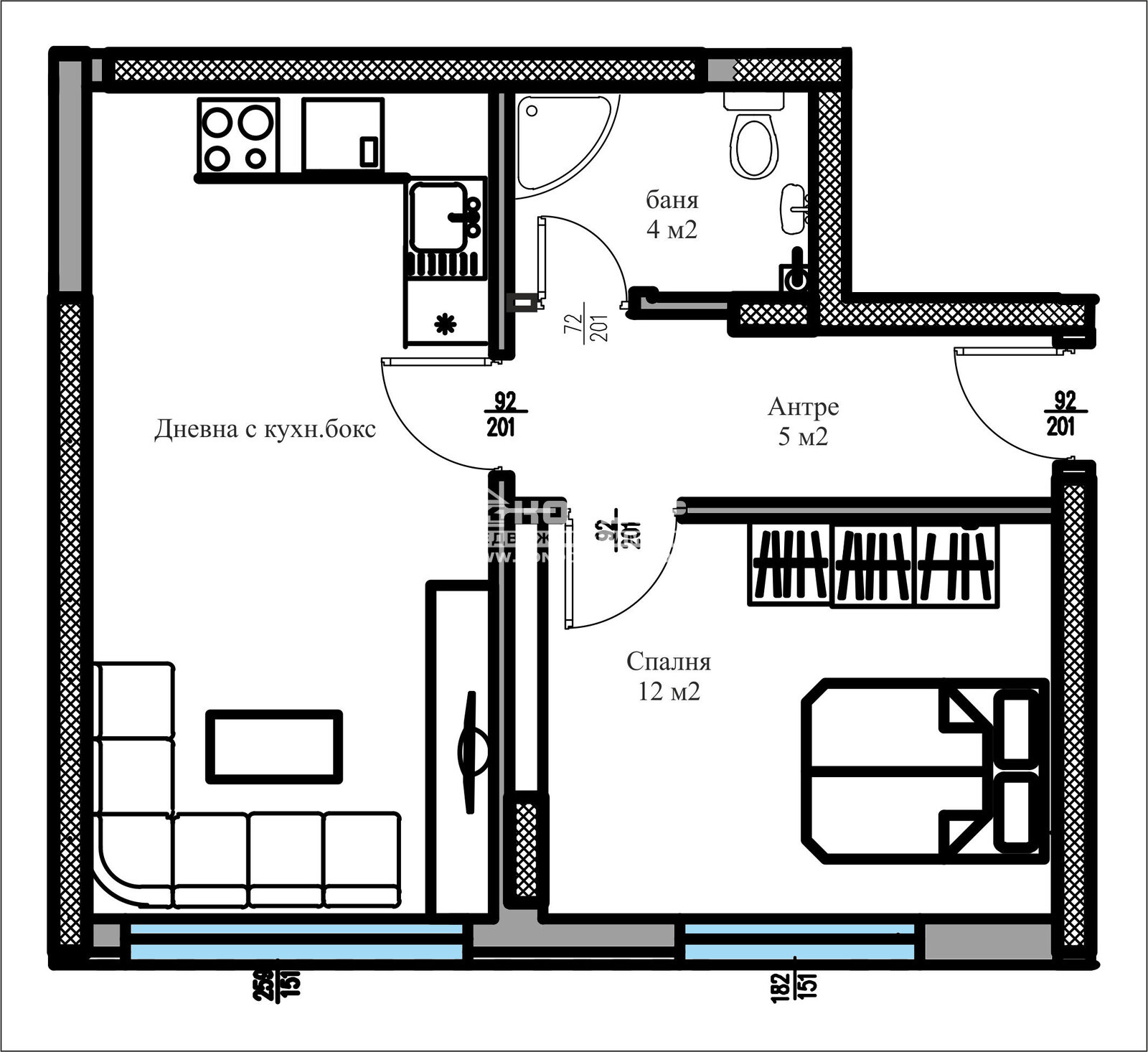 Продава 2-СТАЕН, гр. Пловдив, Тракия, снимка 2 - Апартаменти - 49838018