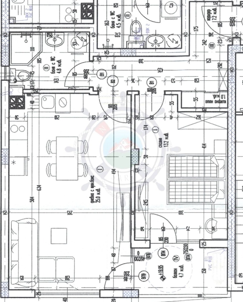 Продава  2-стаен град Варна , Левски 2 , 72 кв.м | 45027067