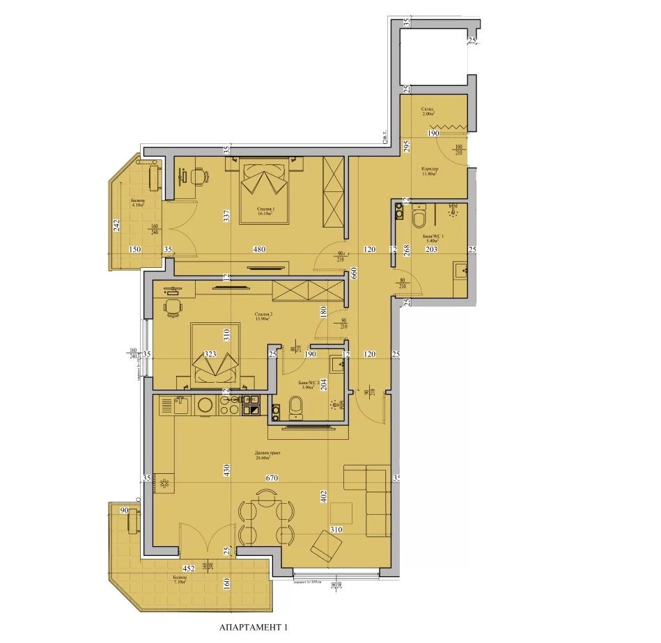 Продава 3-СТАЕН, гр. Варна, Левски 2, снимка 3 - Апартаменти - 53606632