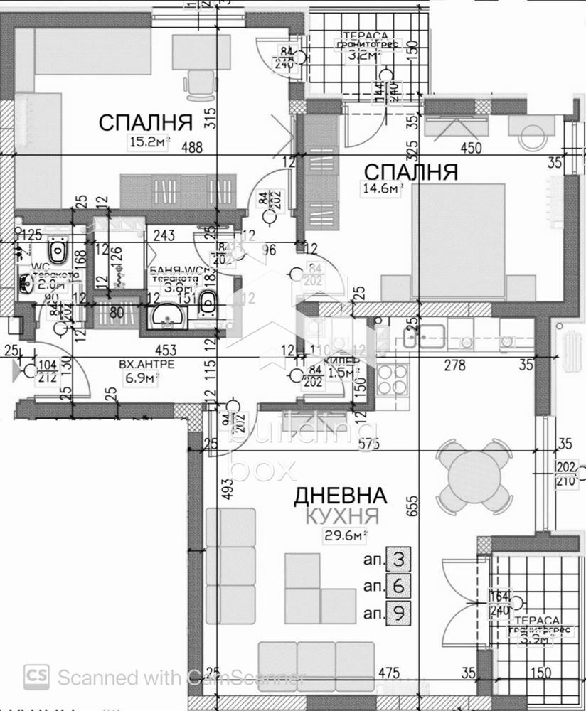 Продава 3-СТАЕН, гр. Пловдив, Кършияка, снимка 15 - Апартаменти - 54247531