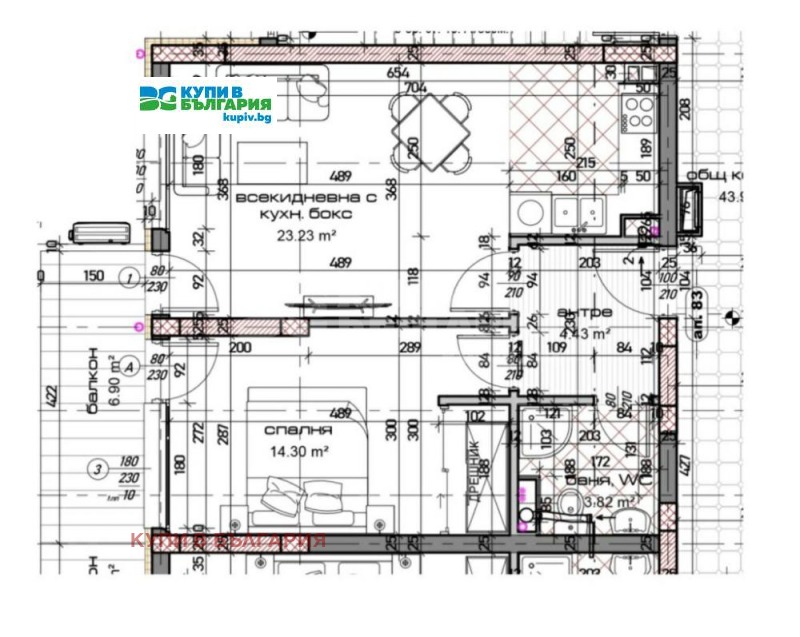 Продава 2-СТАЕН в град Варна, Младост 1 - 74 кв.м / 102 900 € » 201 254.91 лв., КУПИ В БЪЛГАРИЯ
