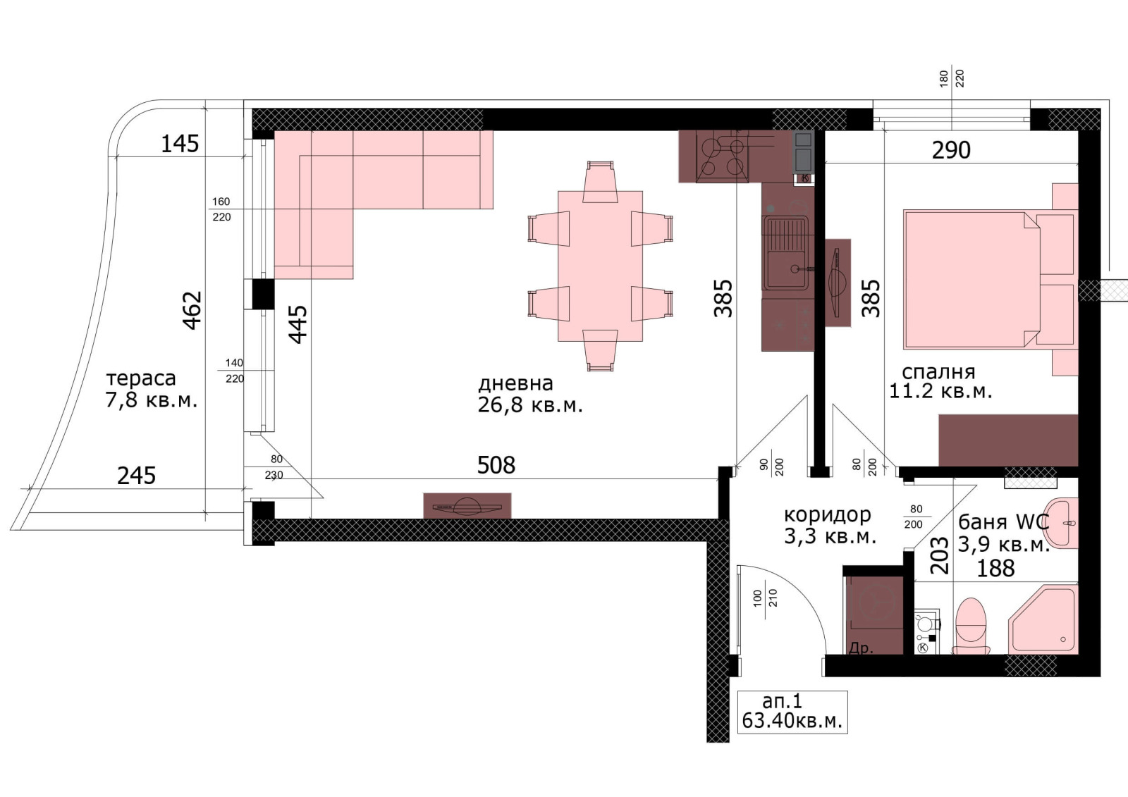 Продава 2-СТАЕН, гр. Варна, Възраждане 3, снимка 3 - Апартаменти - 56093586