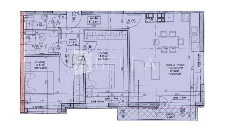 Продава 3-СТАЕН в град София, Дружба 2 - 104 кв.м / 285 000 € » 557 411.55 лв., АБЕЛА НЕДВИЖИМИ ИМОТИ