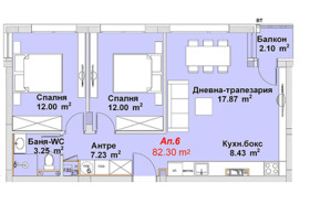 2 quartos m-t Gardova glava, Sofia 1