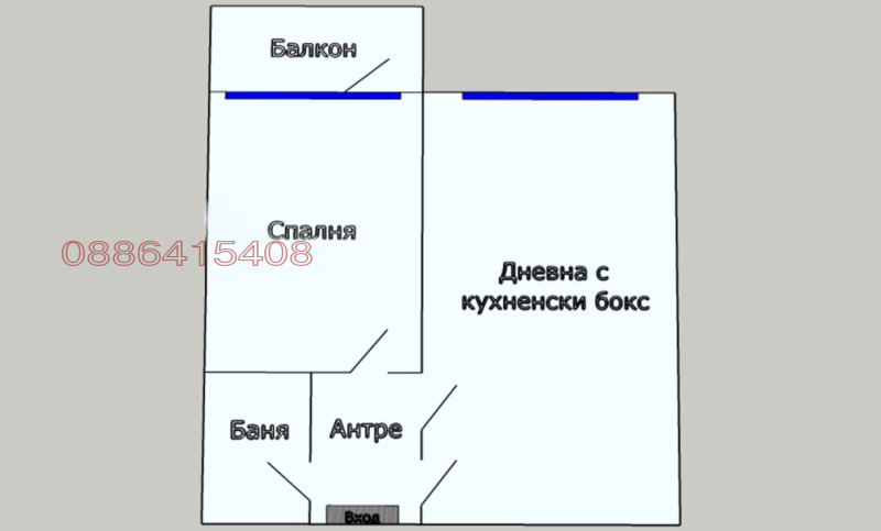 Продава 2-СТАЕН, гр. София, Люлин 4, снимка 3 - Aпартаменти - 48389265