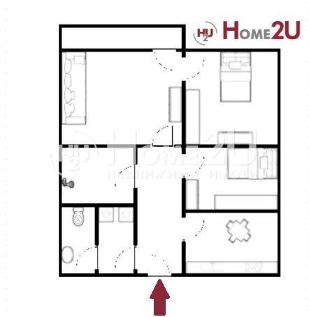 Na prodej  2 ložnice oblast Plovdiv , Asenovgrad , 68 m2 | 74243016 - obraz [10]
