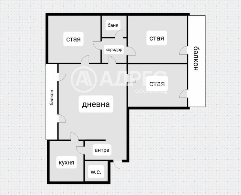 Продава МНОГОСТАЕН, гр. София, Стрелбище, снимка 3 - Aпартаменти - 48379766