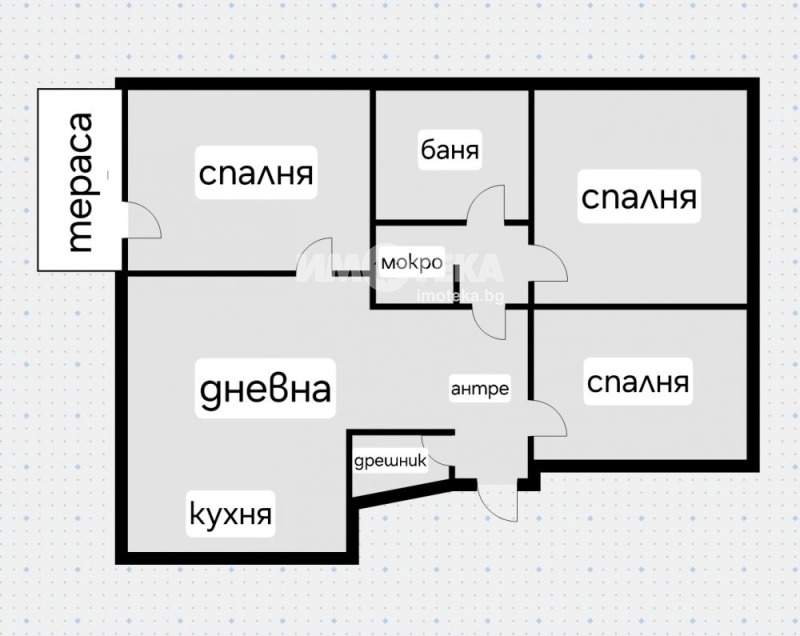 Продава 3-СТАЕН, гр. София, Манастирски ливади, снимка 3 - Aпартаменти - 47305689