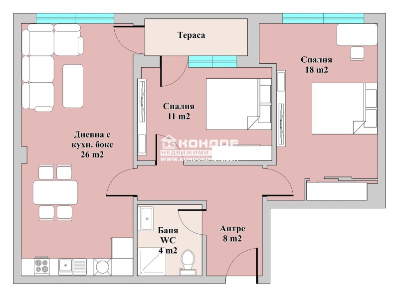 Продава 3-СТАЕН, гр. Пловдив, Тракия, снимка 4 - Апартаменти - 52798663