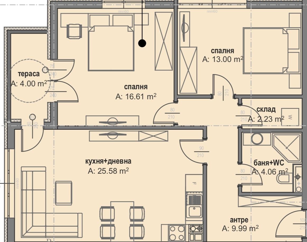 Продава 3-СТАЕН, гр. София, Малинова долина, снимка 5 - Апартаменти - 55890992