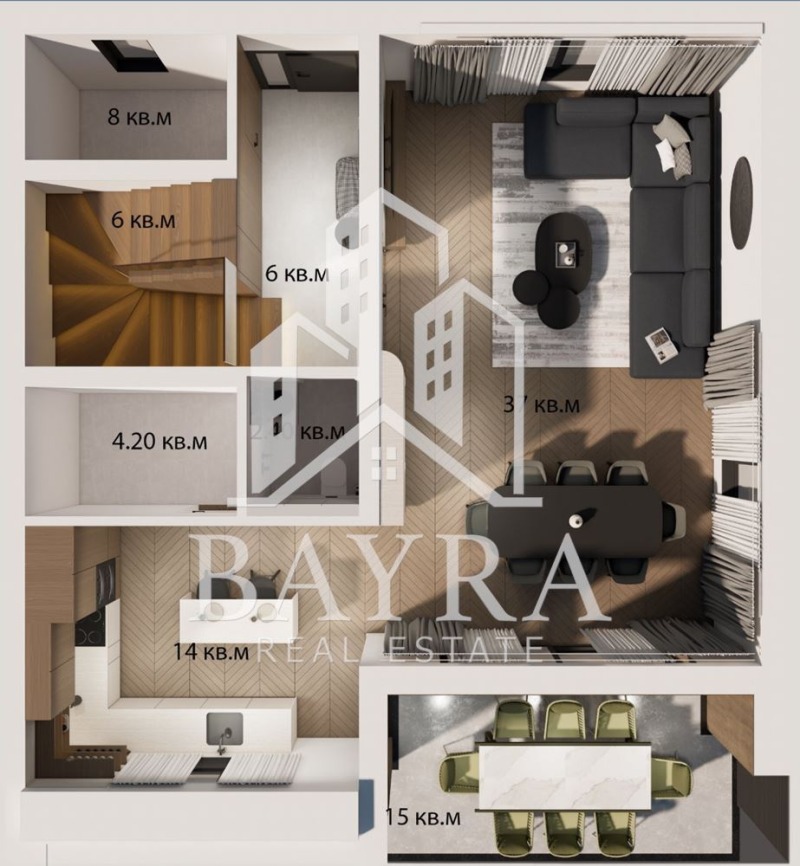 Продава  Къща област Пловдив , с. Марково , 205 кв.м | 42406867 - изображение [6]