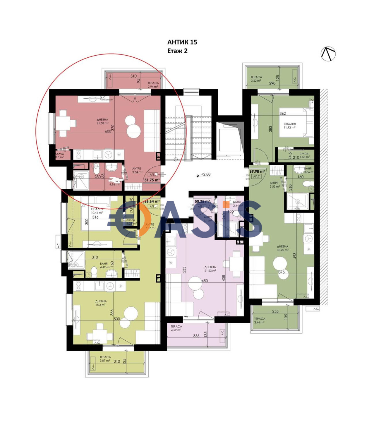 Продава 1-СТАЕН, гр. Созопол, област Бургас, снимка 2 - Апартаменти - 54035978