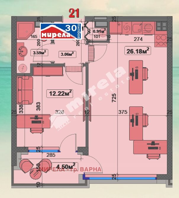 Продава 2-СТАЕН, гр. Варна, Чайка, снимка 1 - Aпартаменти - 48946137