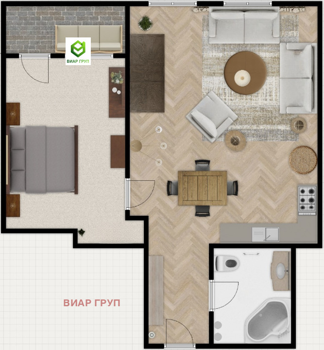 Продава 2-СТАЕН, гр. Пловдив, Христо Смирненски, снимка 15 - Апартаменти - 55371944
