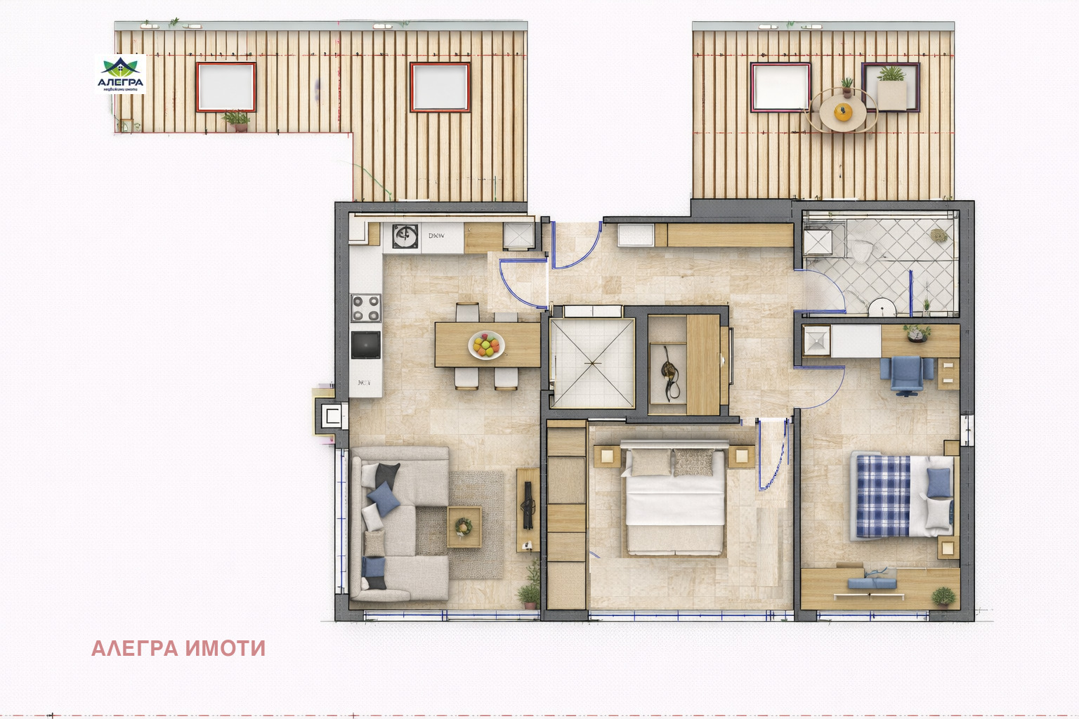 Продава 3-СТАЕН, гр. Пазарджик, Запад, снимка 2 - Апартаменти - 54037875