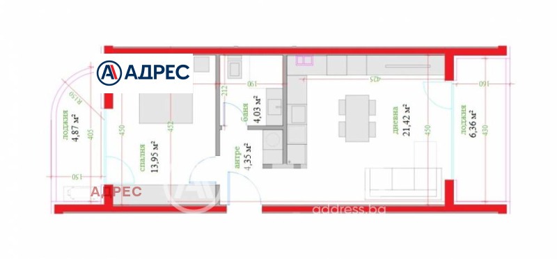 Продава 2-СТАЕН, гр. Варна, Трошево, снимка 3 - Апартаменти - 52747069