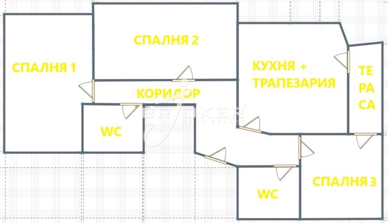 Til salg  3 soveværelser Kardzhali , Tsentar , 92 kvm | 80977655 - billede [14]