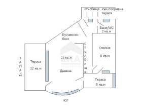 1 спальня Лятно кино Тракия, Варна 14