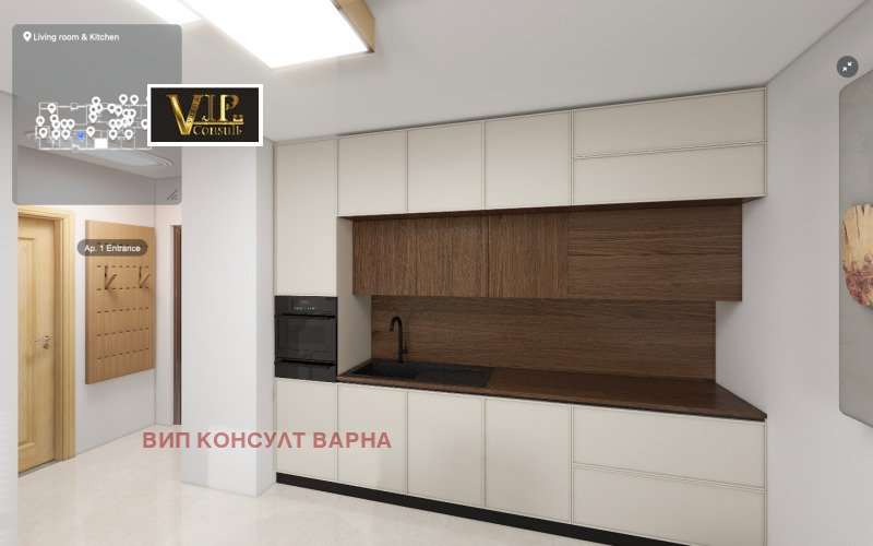 En venta  1 dormitorio Varna , Kaysieva gradina , 60 metros cuadrados | 34261246