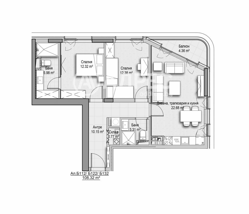 Продава 3-СТАЕН, гр. София, Витоша, снимка 4 - Апартаменти - 55642621