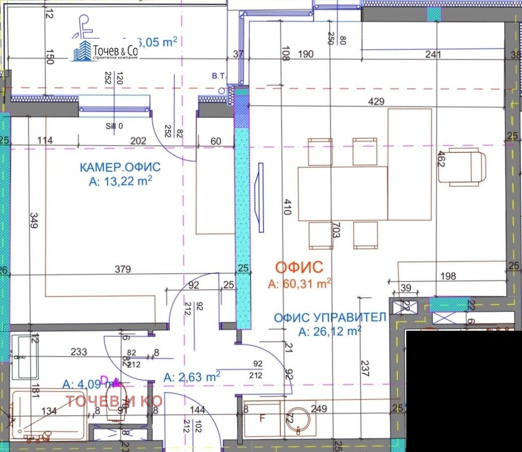 Продава ОФИС, гр. Бургас, Братя Миладинови, снимка 2 - Офиси - 51842625