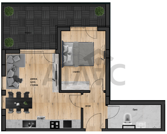 Продава 2-СТАЕН, гр. Пловдив, Христо Смирненски, снимка 9 - Aпартаменти - 49529785