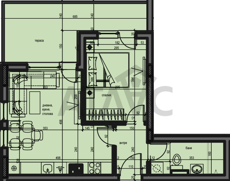 Продава 2-СТАЕН, гр. Пловдив, Христо Смирненски, снимка 10 - Aпартаменти - 49529785