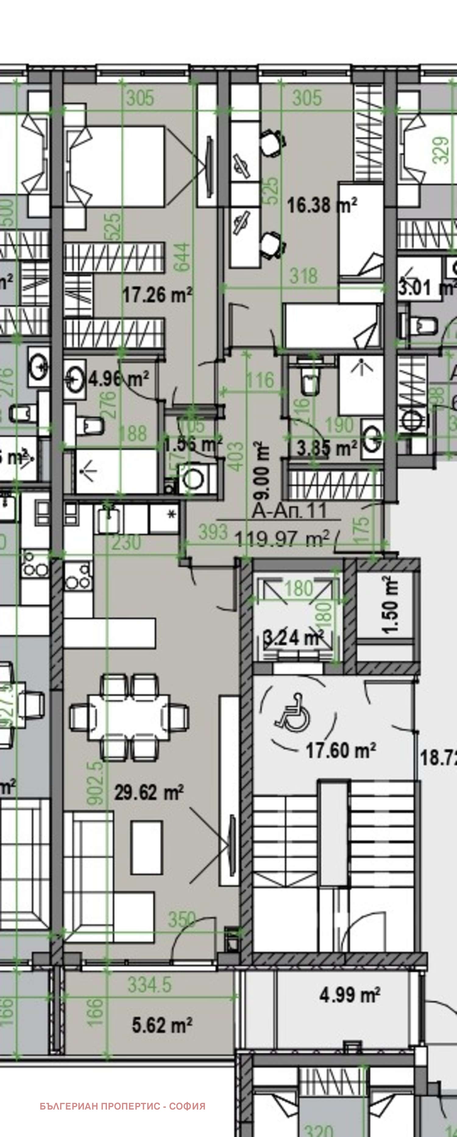 Продава 3-СТАЕН, гр. София, Манастирски ливади, снимка 4 - Апартаменти - 55692161