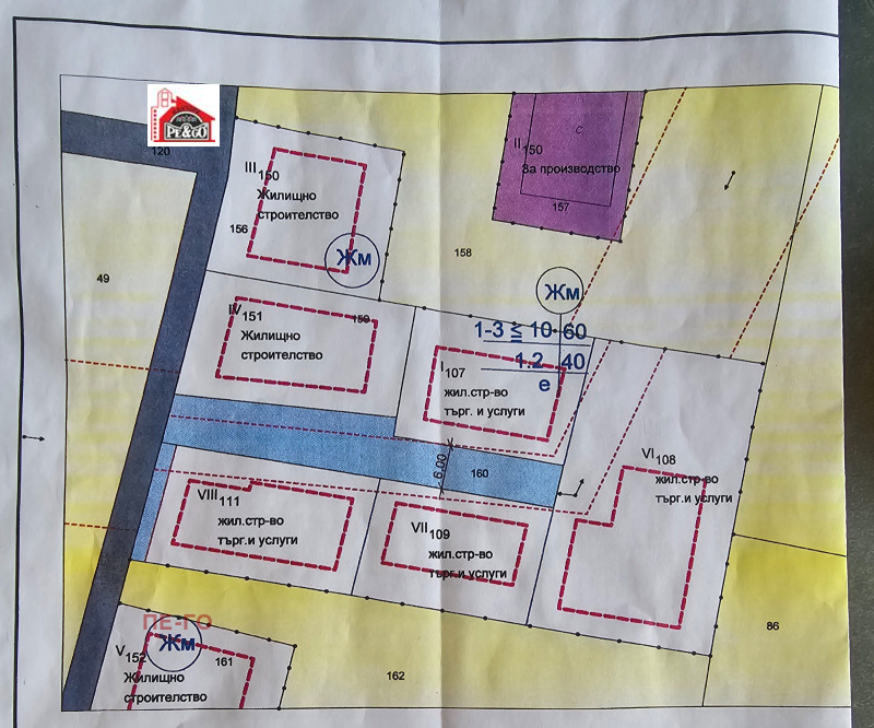 Продава ПАРЦЕЛ в град Пазарджик, Промишлена зона - 445 кв.м / 14 700 € » 28 750.70 лв., ПЕ-ГО