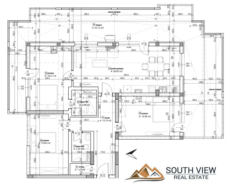 Продаја  3 спаваће собе Софија , Младост 1 , 196 м2 | 40524779 - слика [2]