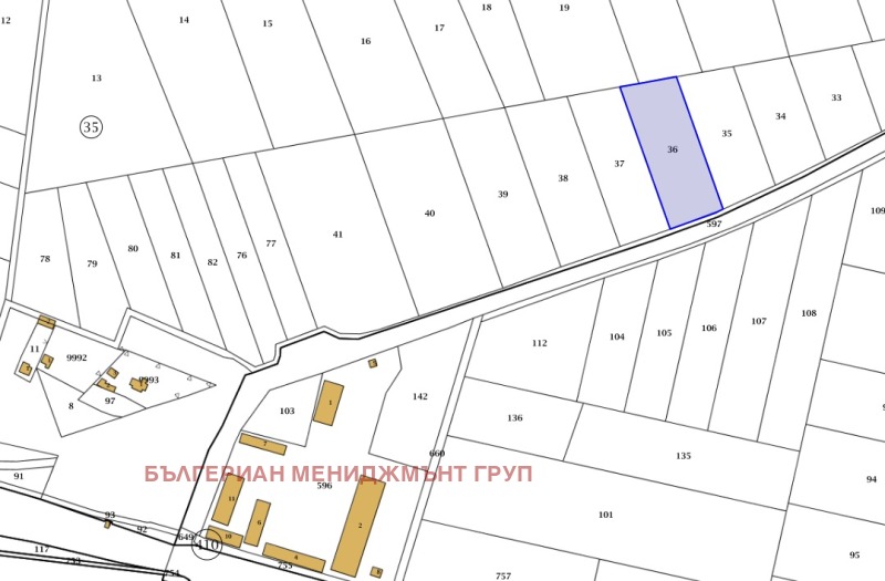 Продава ПАРЦЕЛ в област София, с. Петърч - 4374 кв.м / 43 740 € » 85 548.00 лв., БЪЛГЕРИАН МЕНИДЖМЪНТ ГРУП