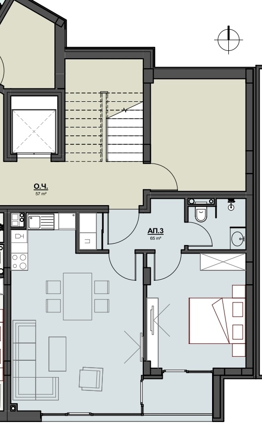 Na sprzedaż  1 sypialnia Smoljan , Now centar , 75 mkw | 89260359 - obraz [2]