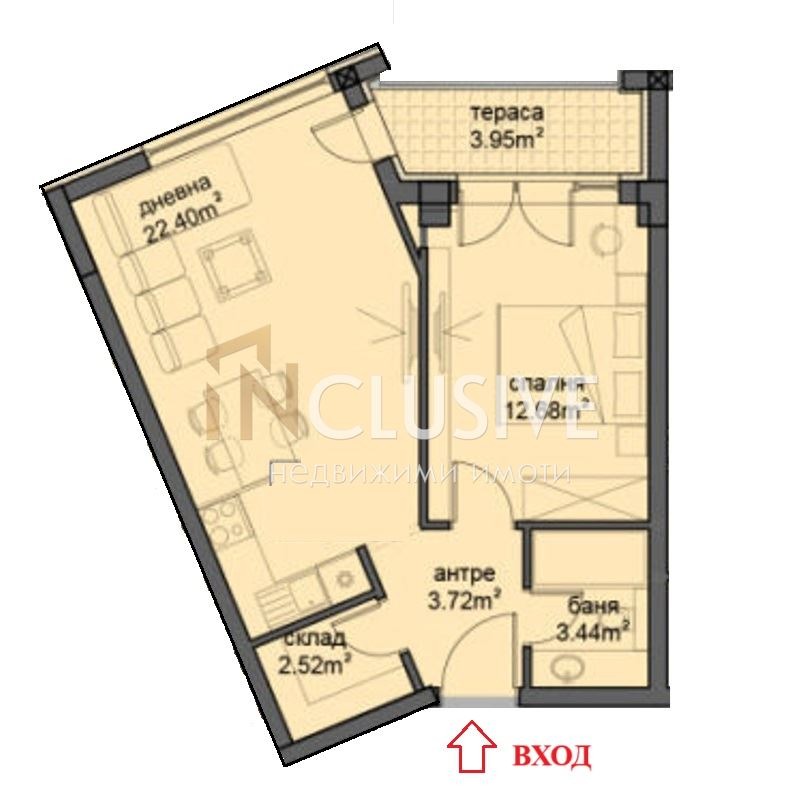 Продаја  1 спаваћа соба Софија , Левски Г , 65 м2 | 10679040 - слика [5]