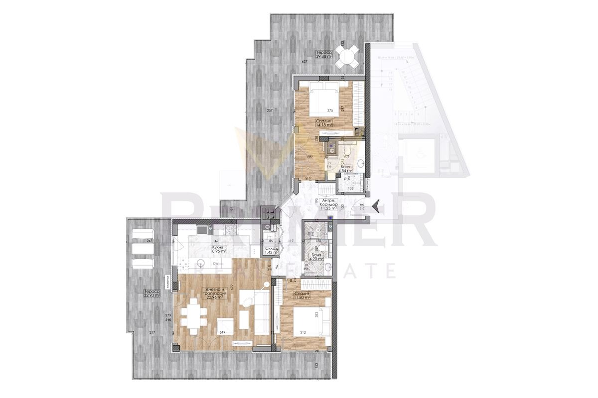 Продава 3-СТАЕН, гр. София, Манастирски ливади, снимка 5 - Апартаменти - 54274974