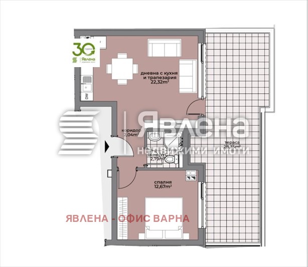 Продава 2-СТАЕН, гр. Варна, Погреби, снимка 8 - Aпартаменти - 47540391