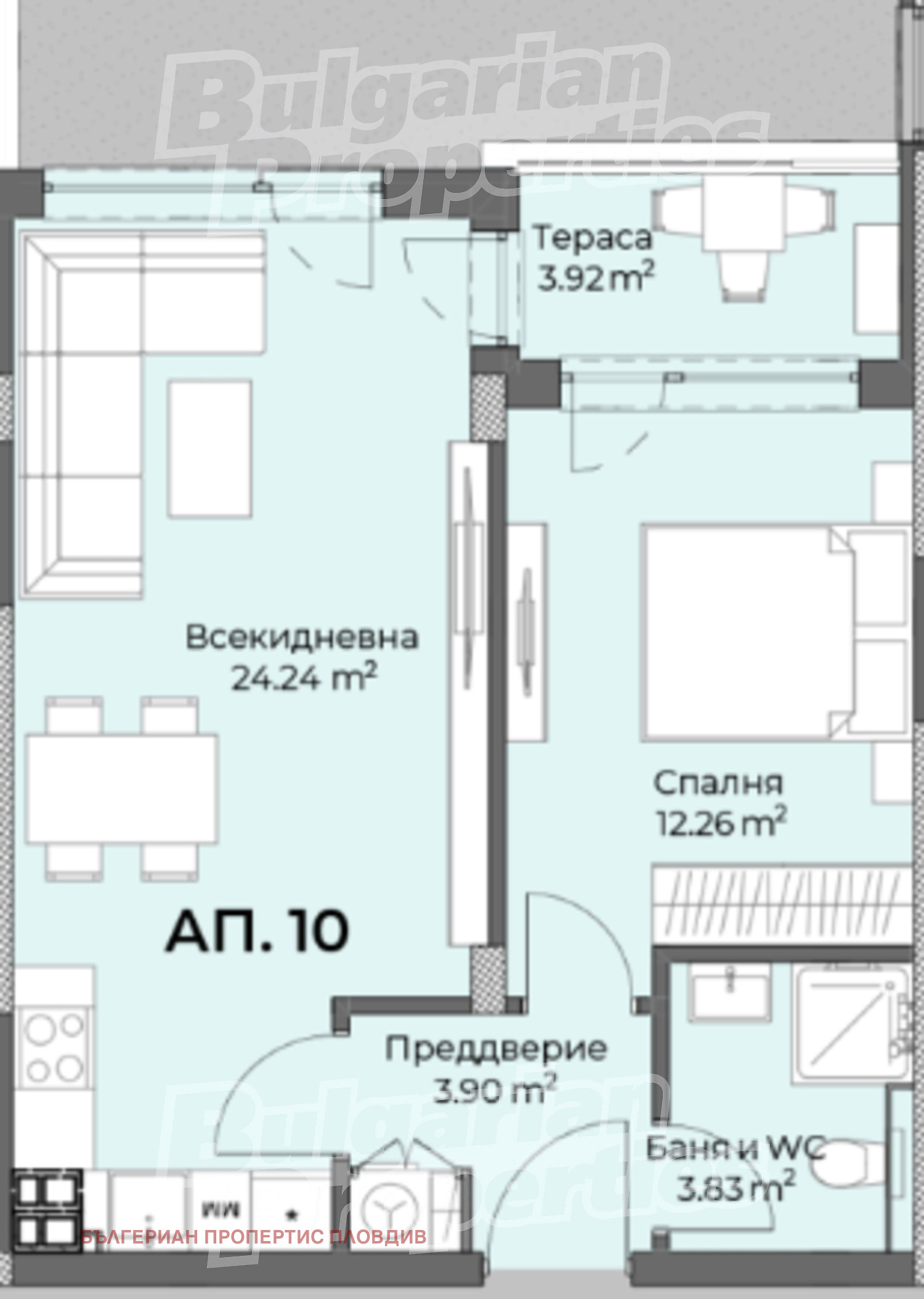 Продава 2-СТАЕН, гр. Пловдив, Христо Смирненски, снимка 5 - Апартаменти - 55229771