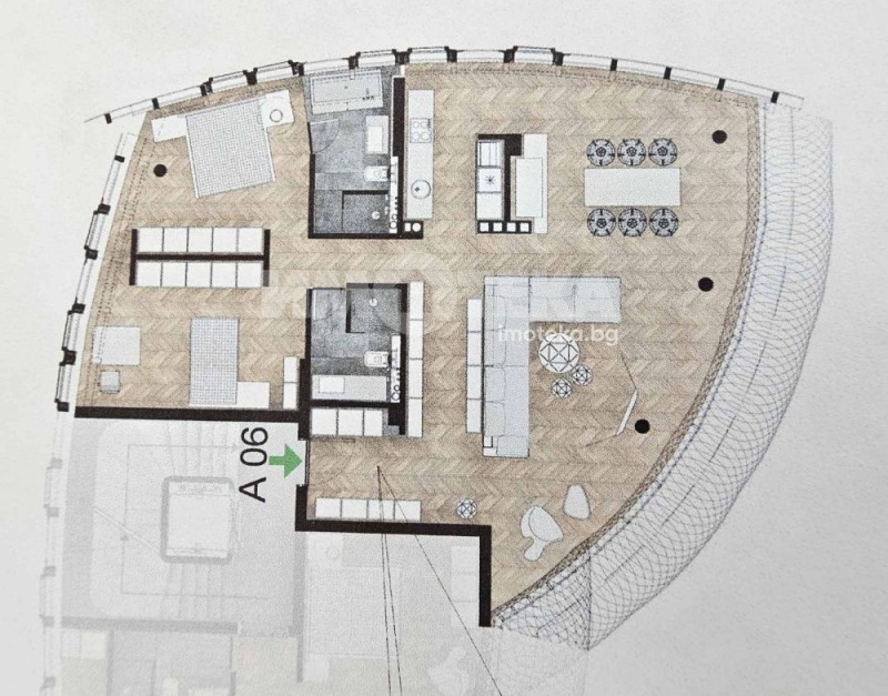 À venda  2 quartos Sofia , m-t Gardova glava , 179 m² | 84350910 - imagem [4]