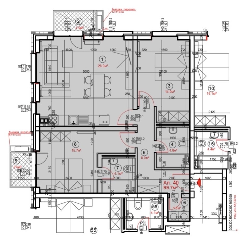 Продава 3-СТАЕН, гр. София, Красно село, снимка 12 - Апартаменти - 53483903