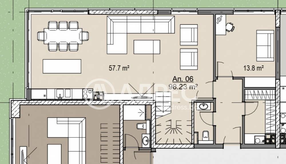 Продава МНОГОСТАЕН, гр. София, Кръстова вада, снимка 2 - Апартаменти - 54604179