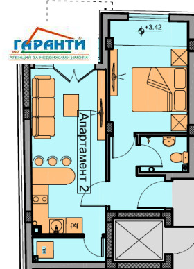 1 спальня Христо Смирненски, Пловдив 1