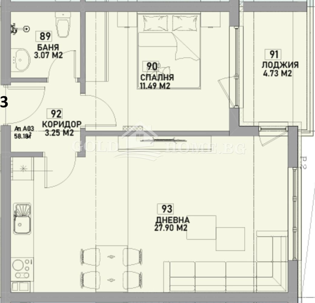 Продава 2-СТАЕН, гр. Пловдив, Беломорски, снимка 2 - Апартаменти - 53721701
